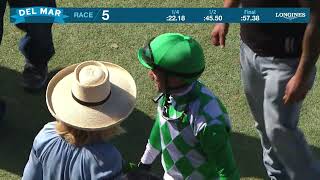 Come On Om wins race 5 at Del Mar 7/26/26