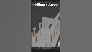 Making A Liminal Indoor Poolroom In Blender (Timelapse) #shorts #blender #poolrooms
