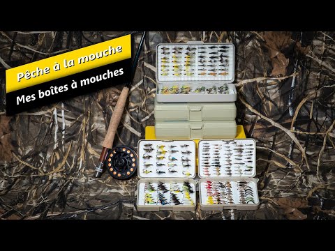 Lot De Mouches De Pêche Anciennes Faites Main – Avec 2 Boîtes Renards – Vintage UK
