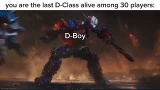 You are the last D-Class... | SCP: Secret Laboratory Meme