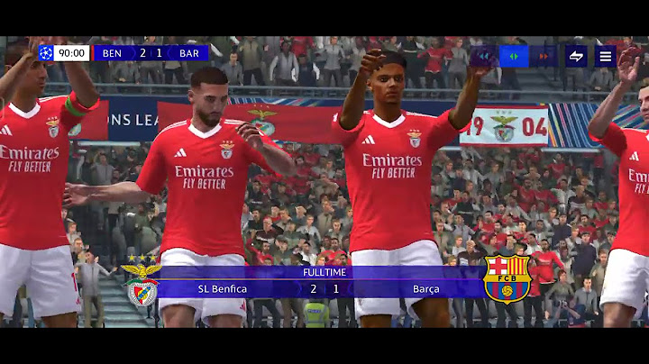 Barcelona vs sl benifica it's losing on