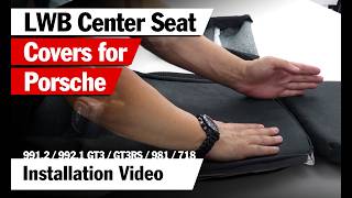 Light Weight Buckets LWB Center Installation Video for Porsche 991.2 / 992 / 718 / 981 / GT3 / GT3RS
