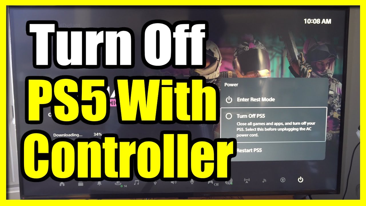 How to Turn Off PS5 Pro using your Controller (Easy Tutorial) - YouTube