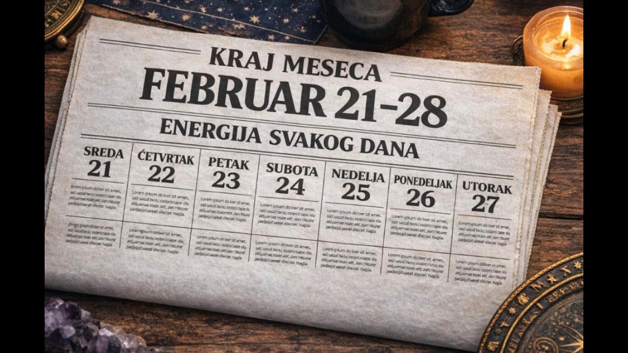 21–28 FEBRUAR : Energetski talas koji menja sve (Intenzivna transformacija!)