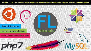 Project httpsrv 2.0 Script to easily compile LAMP Server on Linux