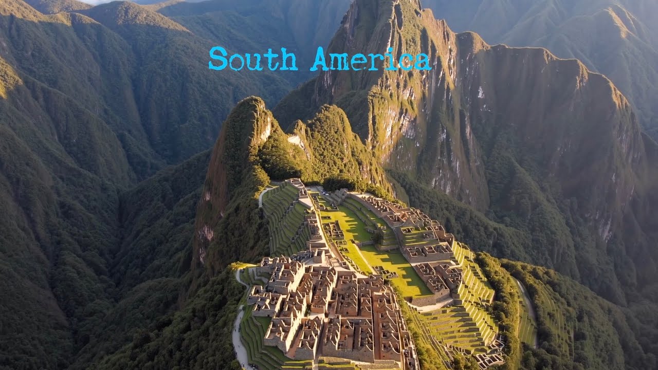 South America 4K Ultra HD with relaxing yoga music 南美 4K 超高清 放鬆瑜伽音樂 🧘‍♀️