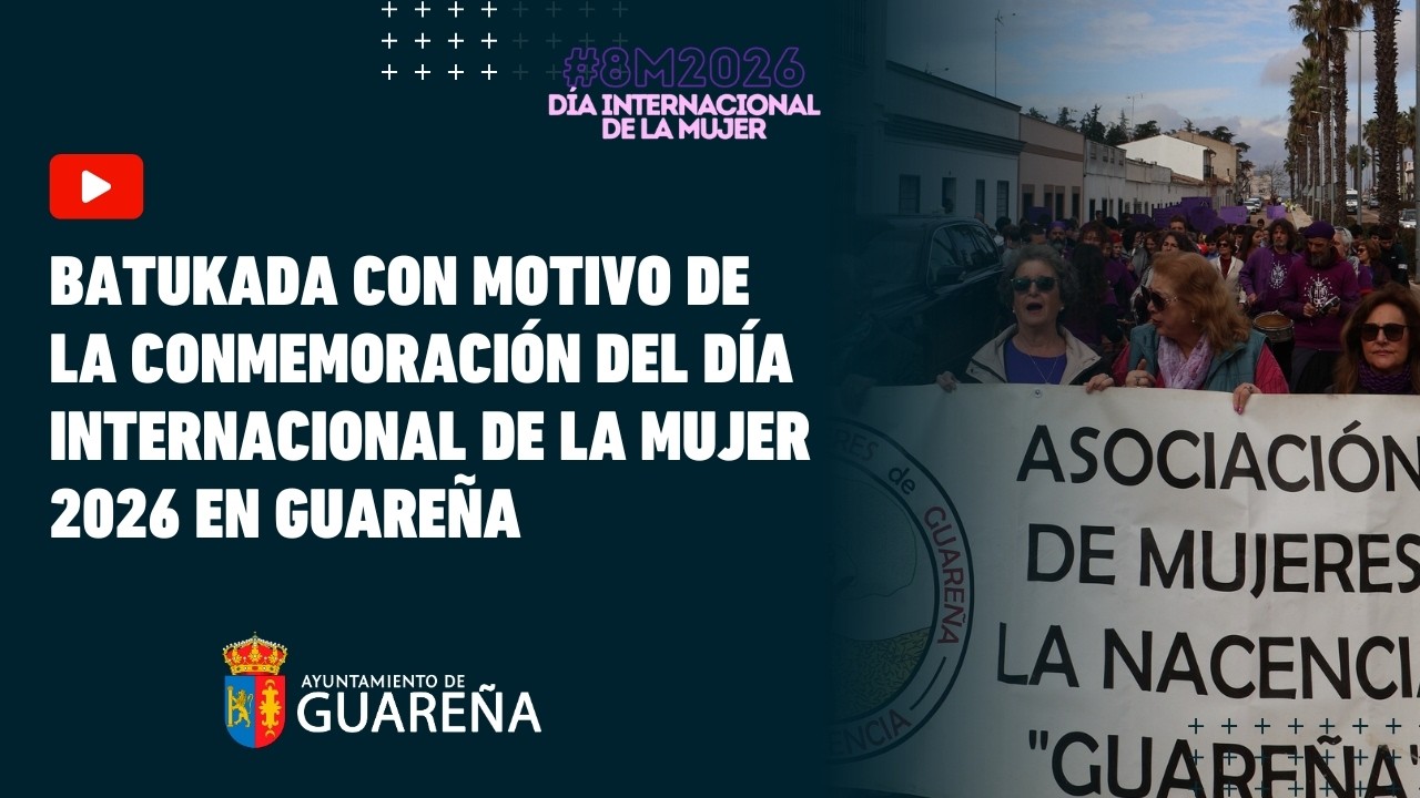 Batukada con motivo dela conmemoración del Día Internacional de la Mujer 2026 en Guareña