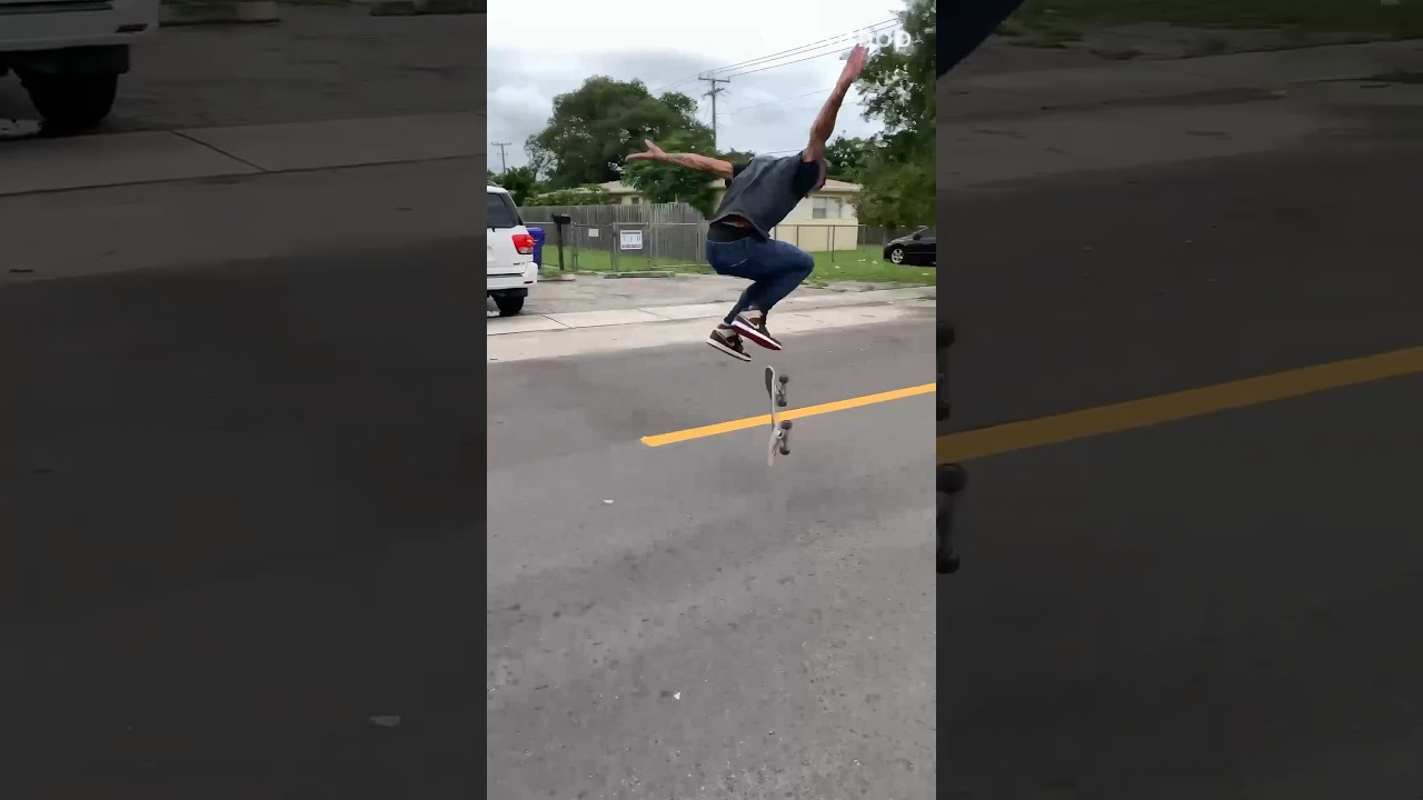 HALF CAB DOUBLE FLIP! 