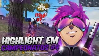 HIGHLIGHTS EM CAMPEONATO #4 - YGORX FREEFIRE