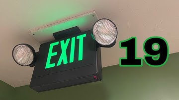 Exit Sign/Emergency Light Inspection 20 | Nice Generics