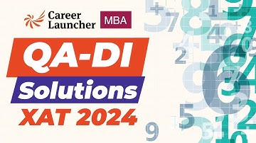 XAT 2024: QADI Solutions