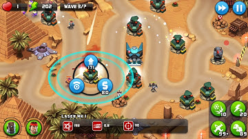 Alien Creeps TD - Challenges Level 56-Sphinx Hijinks - Easy