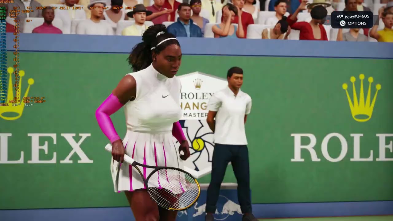 Battle of Sexes - Fritz vs Williams (Topspin 2k25)