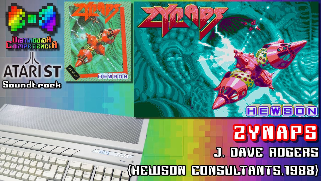 Zynaps (Hewson Consultants,1988) Atari ST Music (J. Dave Rogers) Distinguida Competencia Retro
