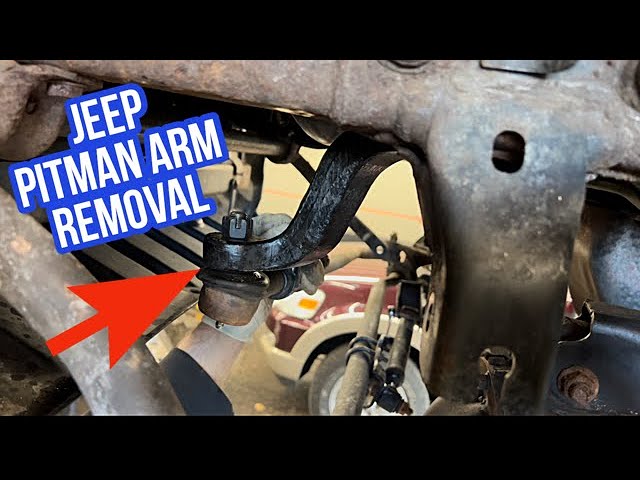 Jeep Pitman Arm Removal - YouTube