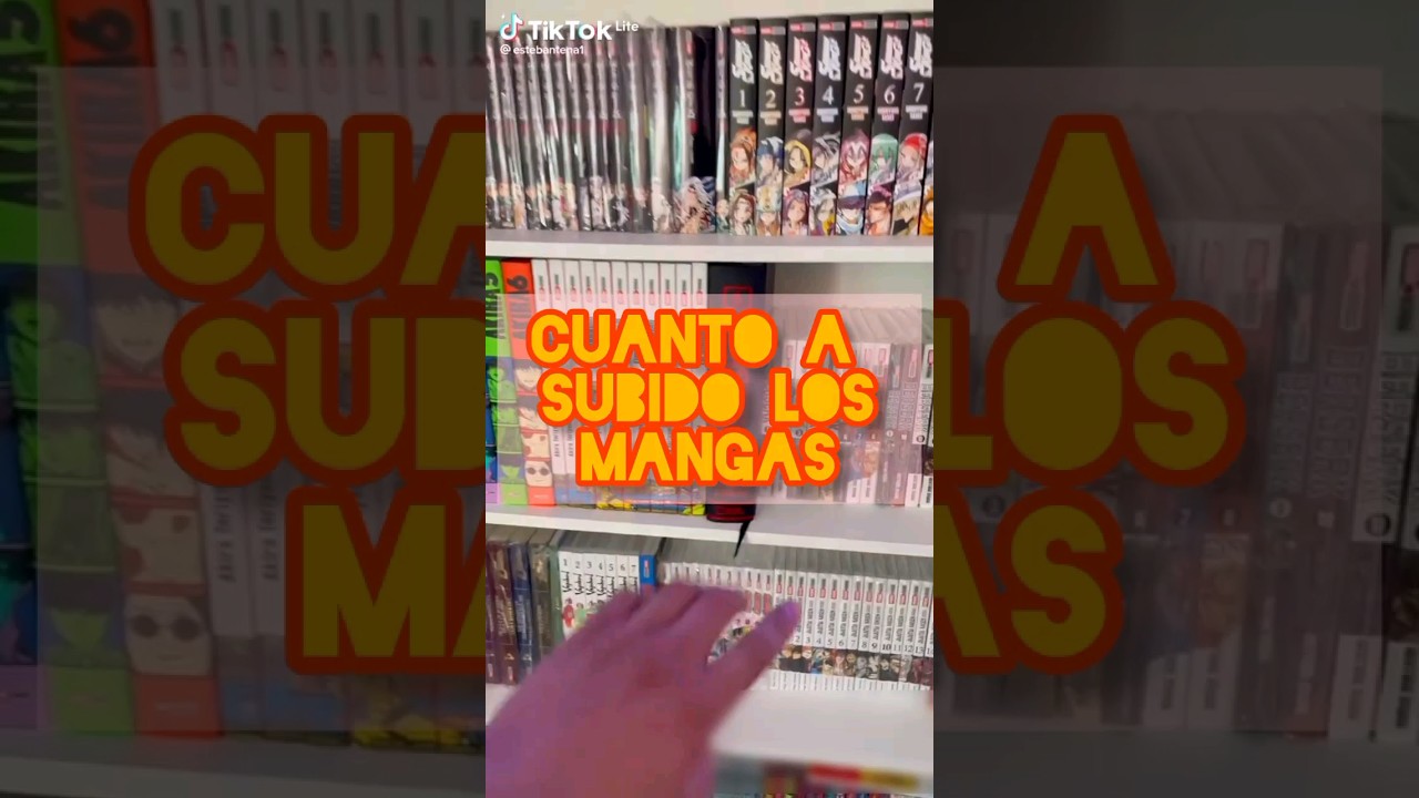 cuanto a subido los manga desde 2013 a 2023 