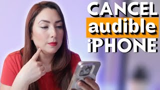 How to Cancel Audible Membership from your iphone | Cancel Audible from iPhone