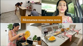 Thumbnail for Montamos nossa mesa de 6 lugares | sonho de muitos anos | Estreamos com um café maravilhoso