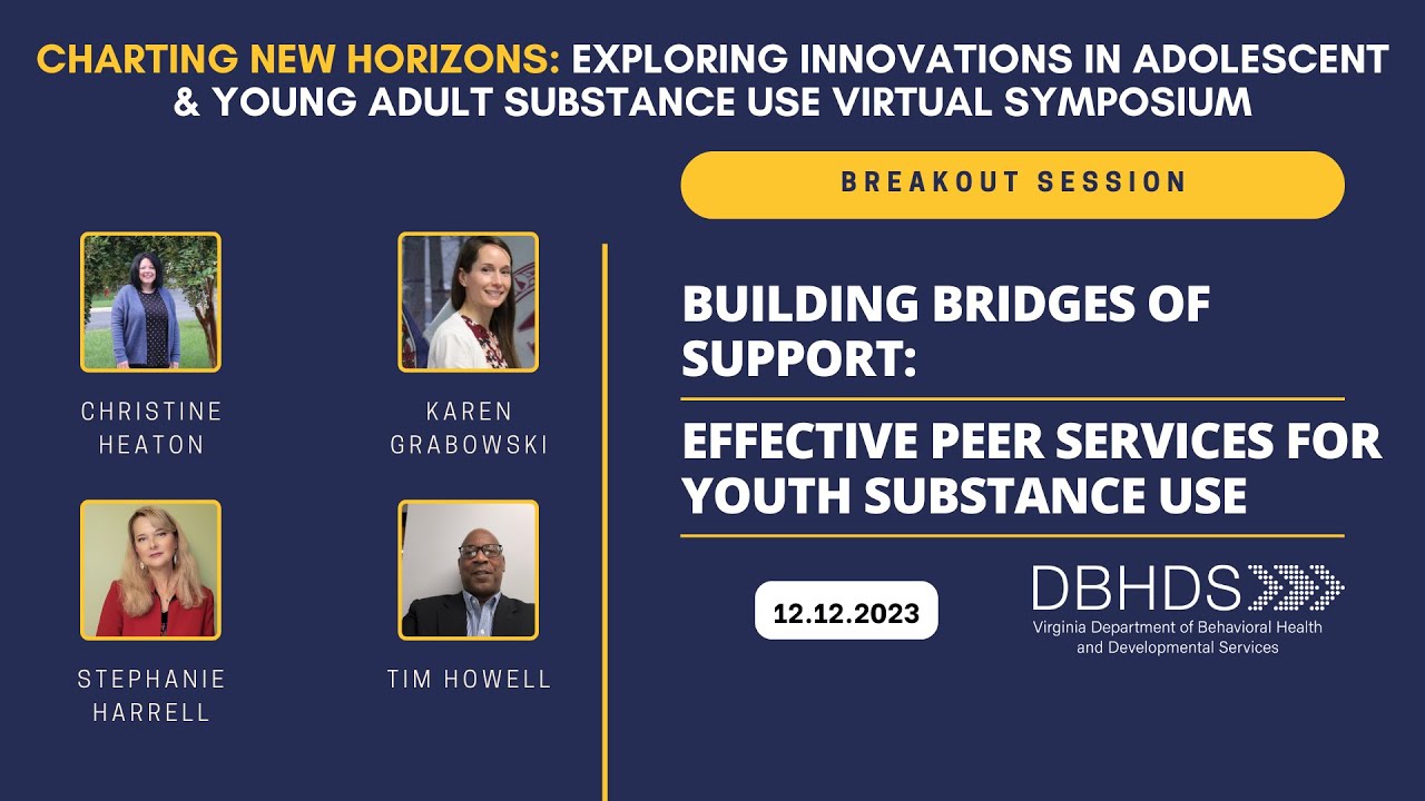 Adolescent & Young Adult Substance Use Symposium: Building Bridges of ...