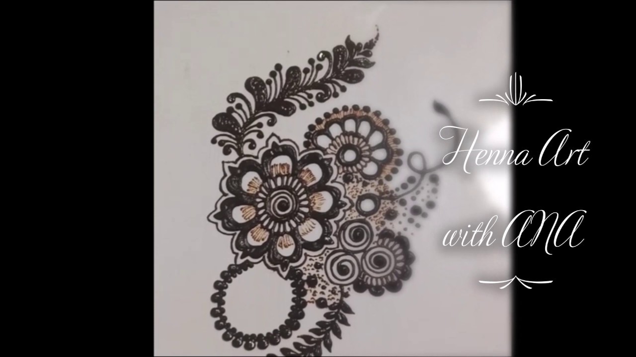 Easy Bunch Henna Design