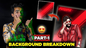 Neon Background BREAKDOWN Series Part-1| Neon Vector |Prince Editz