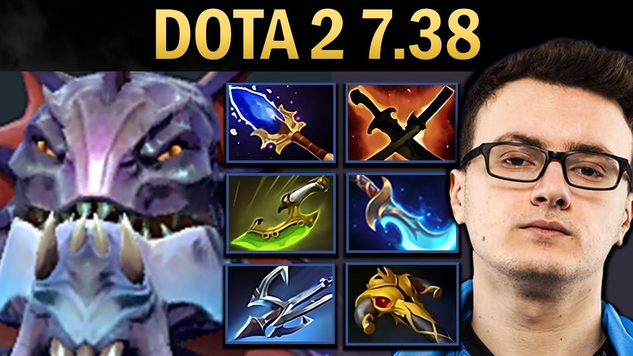 Slardar Gameplay Miracle with Harpoon and Mindbreaker - Dota 2 7.38