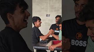 Little arm wrestler in full aggressive mood 🥵 #growsubscribersfast #armwrestling #MPF