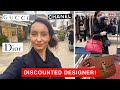 DISCOUNTED DESIGNER AT BICESTER VILLAGE VLOG + Trying A Birkin Bag For The First Time 😮