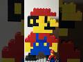 Lego Mario Building Lego Mario #stopmotionanimation #lego #supermario #shorts