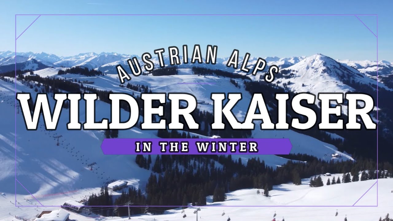 Ski Welt Wilder Kaiser from above in 4K (Winter 2024)