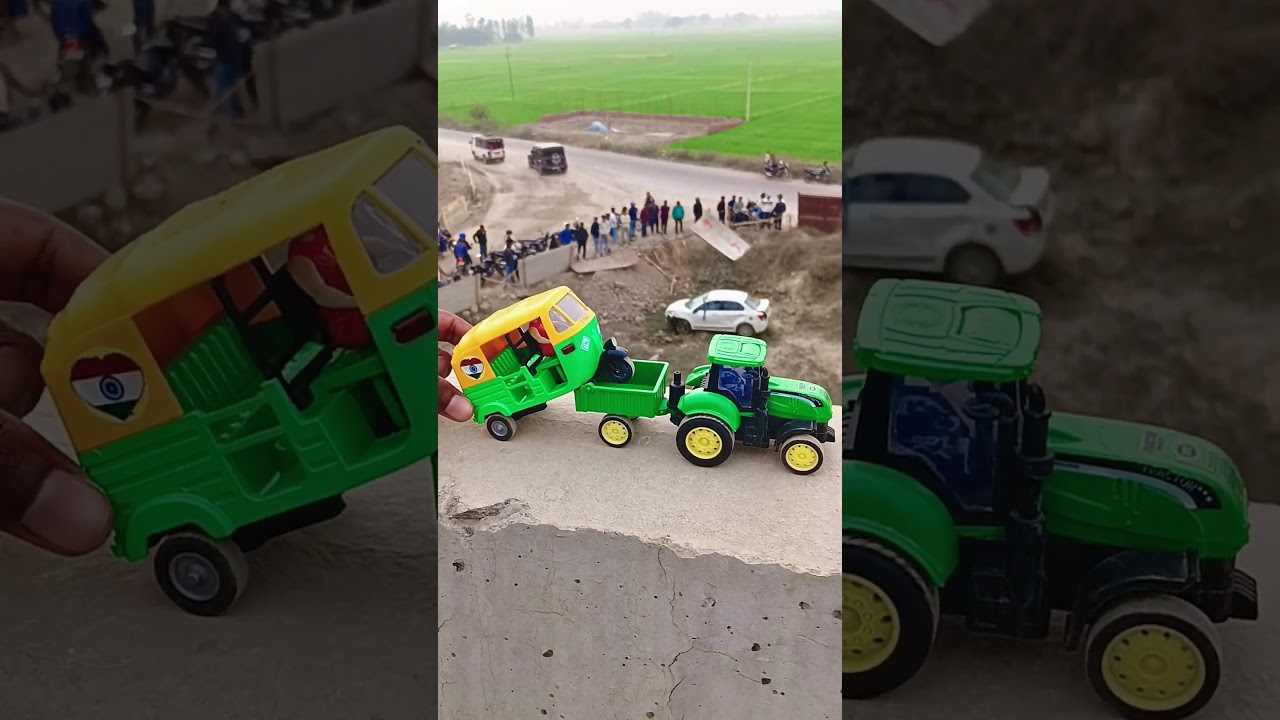 Remote Control Tractor And Autorickshaw Unboxing And Testing Short Video ||