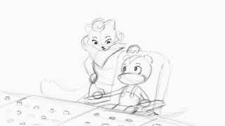 Stacey, please... (Rough Draft pencil test, Learning Blender Grease Pencil)