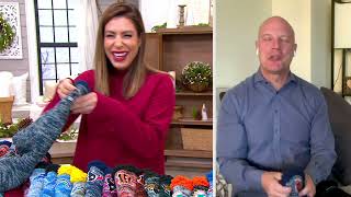 NFL Set of 2 Colorblend Footy Slippers on QVC screenshot 3