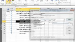 Project 2010 Tutorial Material Resource Comsumption Rates Microsoft Training Lesson 9.4