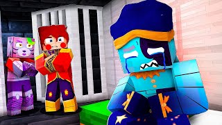 Moon Is LOCKED In Pizzeria PRISON in Minecraft FNAF