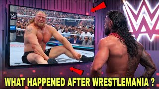 What Happened After Wrestlemania 42 Brock Lesnar Fake Retirement Roman Reigns Vs Oba Femi Wwe 2026