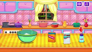 Best Games for Girls   Jogos para crianças Jogo de cozinha Fazendo Bolo de Chocolate meninas jogos screenshot 5