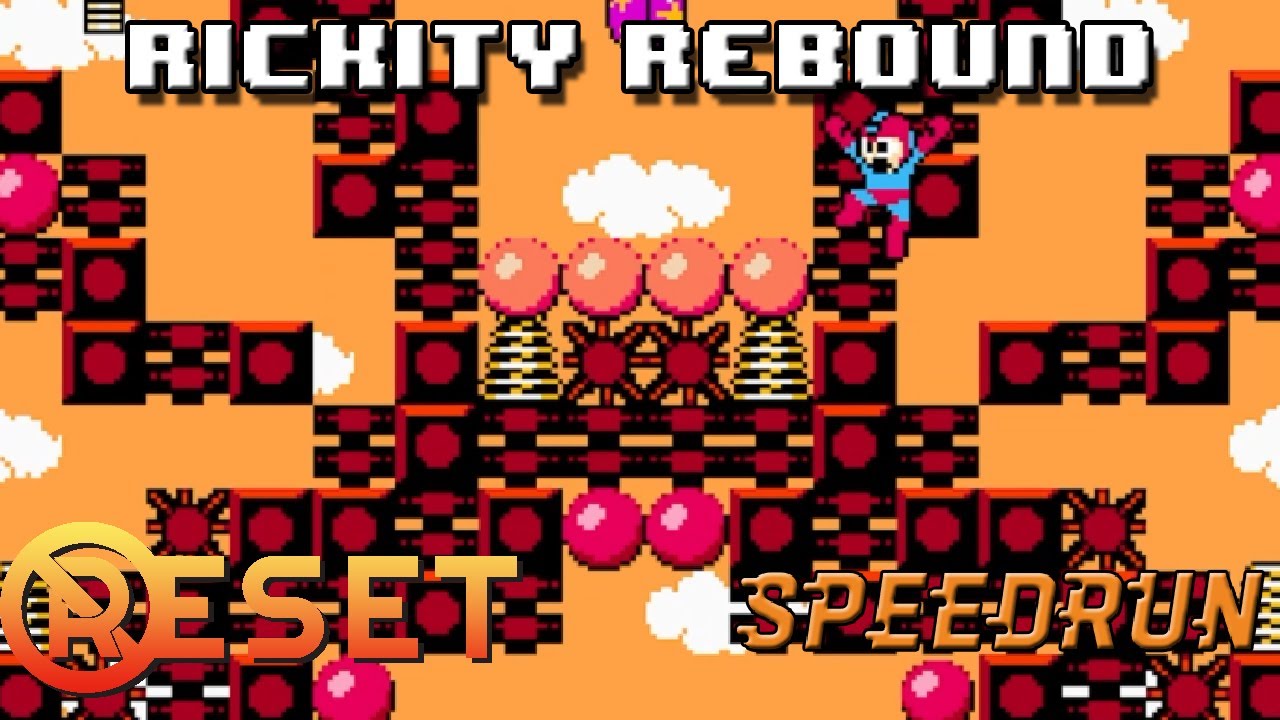 Mega Man Maker - NRS - Rickity Rebound Speedrun in 42s061