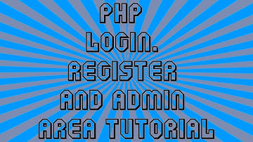 English 1080P Updated PHP 7 Mysql Registration Login and Admin Panel Tutorial Part 2 of 3