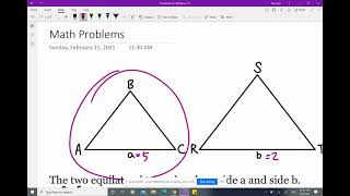 Ratios in Similar Figures