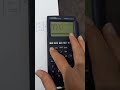Convert state space to transfer function by complex calculator FX 2.0 PLUS