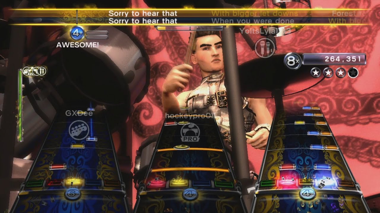 Forest For The Trees - Mafia Track Suit Full Band FC (RBN) Rock Band 3 HD Gameplay (Xbox 360)