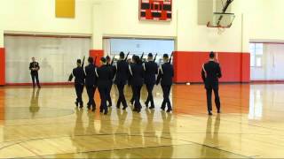Douglas High School AF JROTC Armed Drill Team at the Black Hills Drill Down Competition 2013