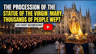 Massive Marian Procession – Thousands in Tears as the Statue Passes