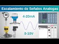 Escalamiento de SEÑALES ANALÓGICAS - Tratamiento de Señales analógicas en cualquier PLC (Teoría)