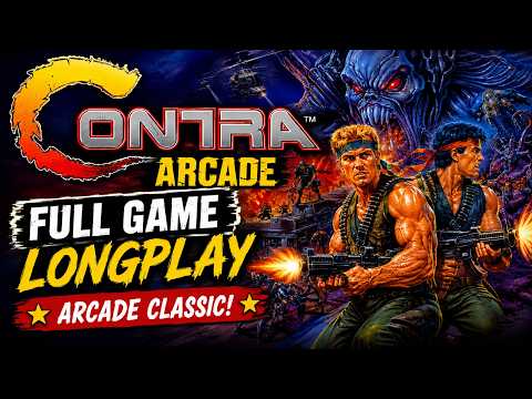 Contra Arcade FULL GAME Longplay | Classic Run & Gun Action