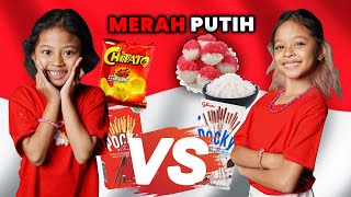 Borong Semua Makanan Dan Minuman Warna Merah Putih