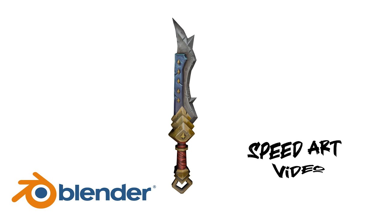 From Image to Low Poly Sword in Blender ! - YouTube