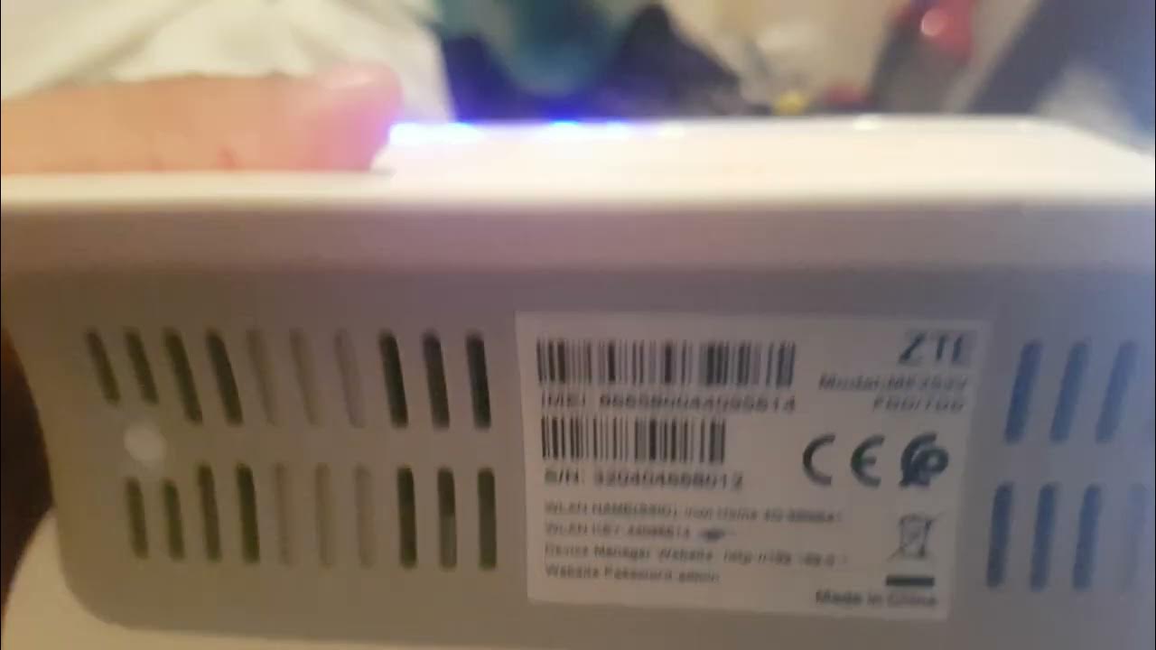 changement code wifi aprés full dump flash zte mf253v 0657224987 YouTube