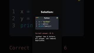 Python challenge solution